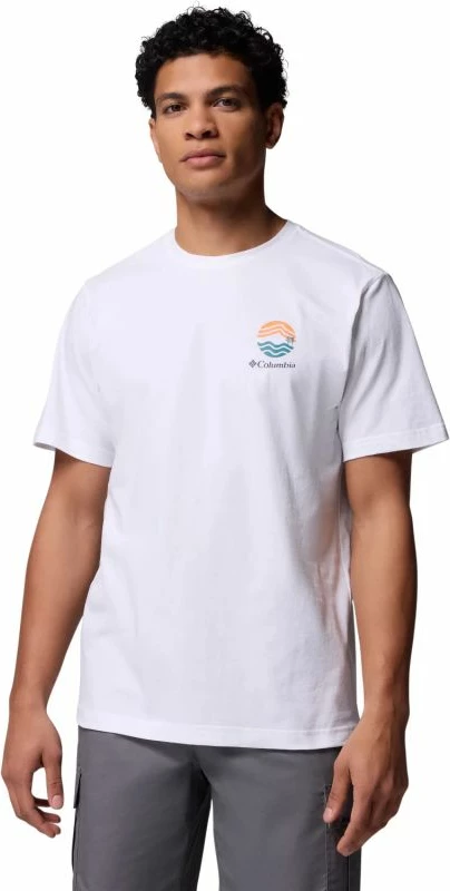 Majica Columbia za moške, bela