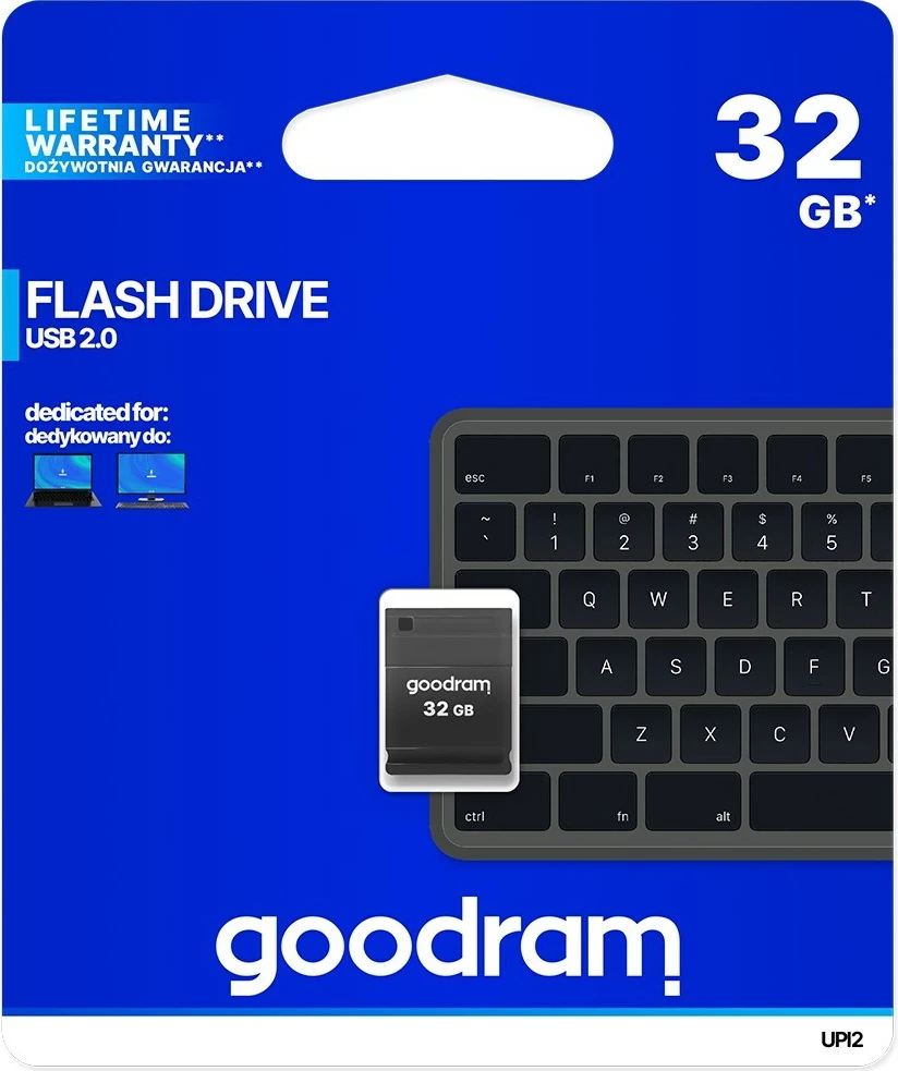 USB ključ Goodram UPI2 32 GB, USB Tip A 2.0, črn