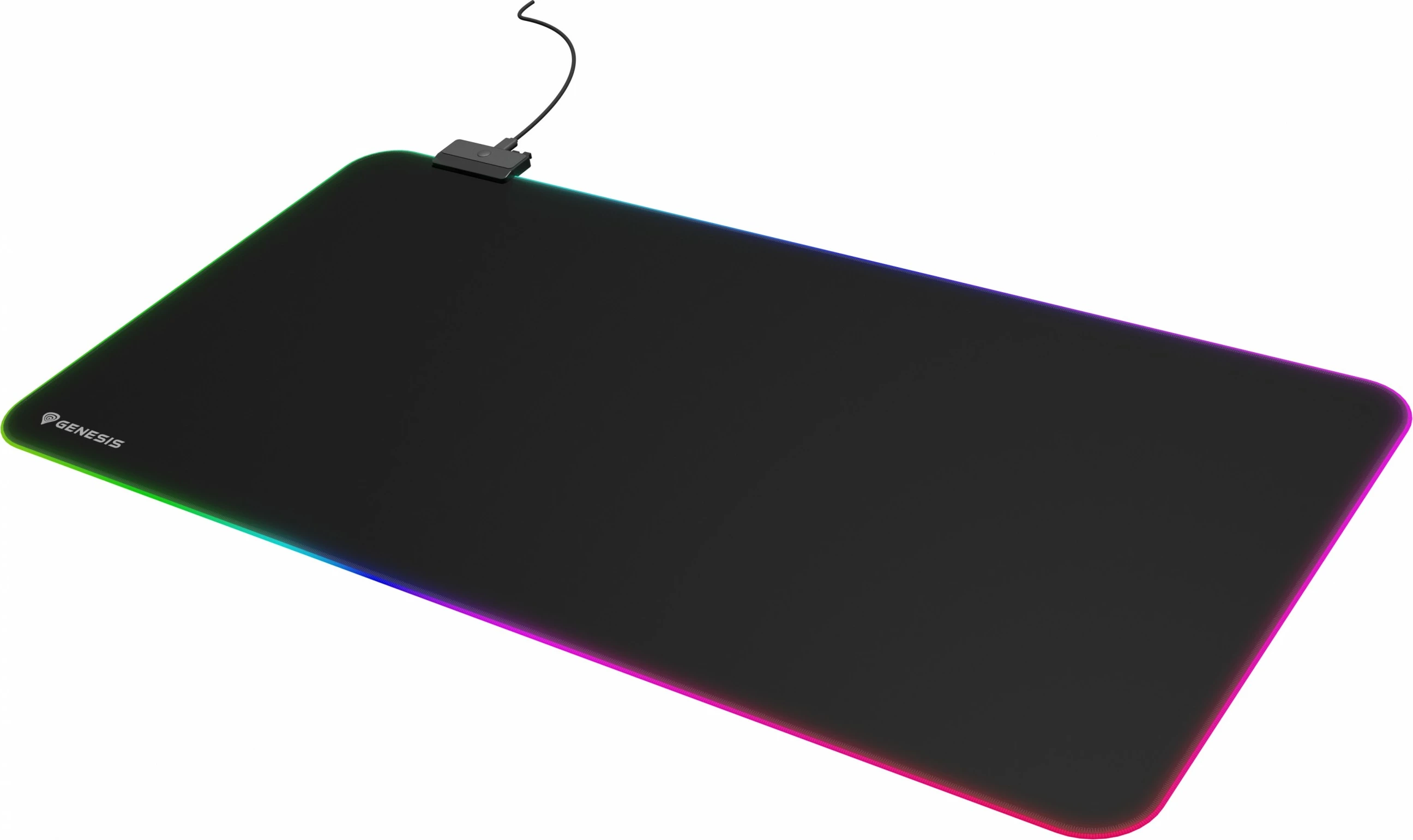 Podloga za miško RGB XXL 800x400 mm, črna — Genesis BORON 500