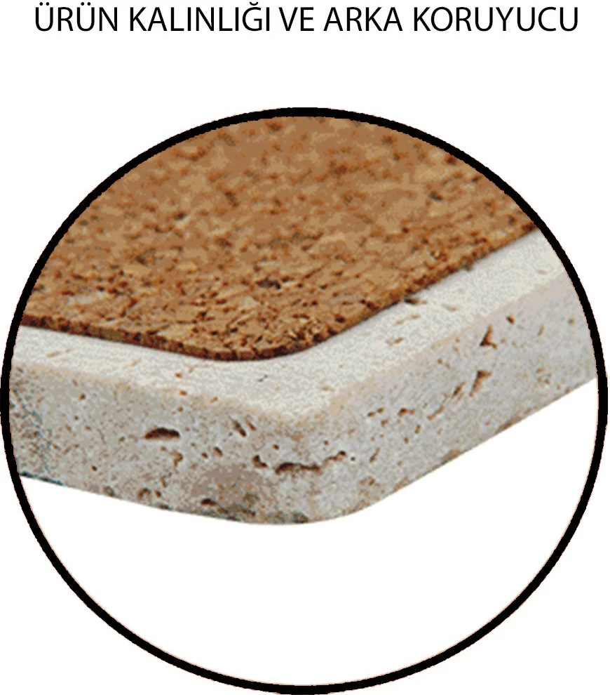 Podstavki za kozarce iz naravnega kamna, 4 kosi, Hermia, TBA575441668