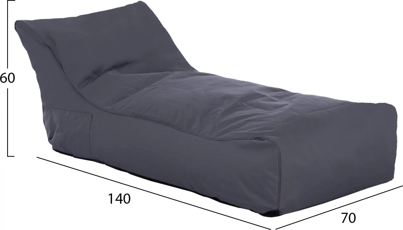 Profesionalen počivalnik Alok FH5806.02, 140x70x60 cm, siv, z UV zaščito