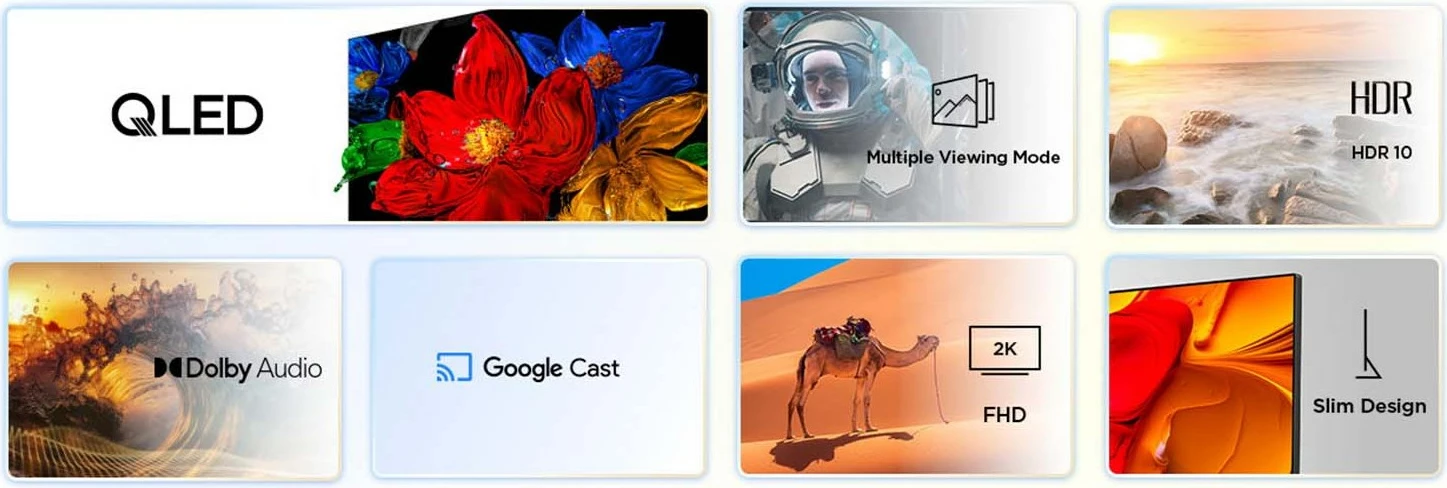 QLED televizor 40-palčni, Full HD, Android TV, metalni TCL 40S59K