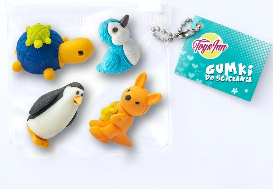 Komplet radirk, 24 kompletov, različnih oblik, večbarven, Stnux STN-06