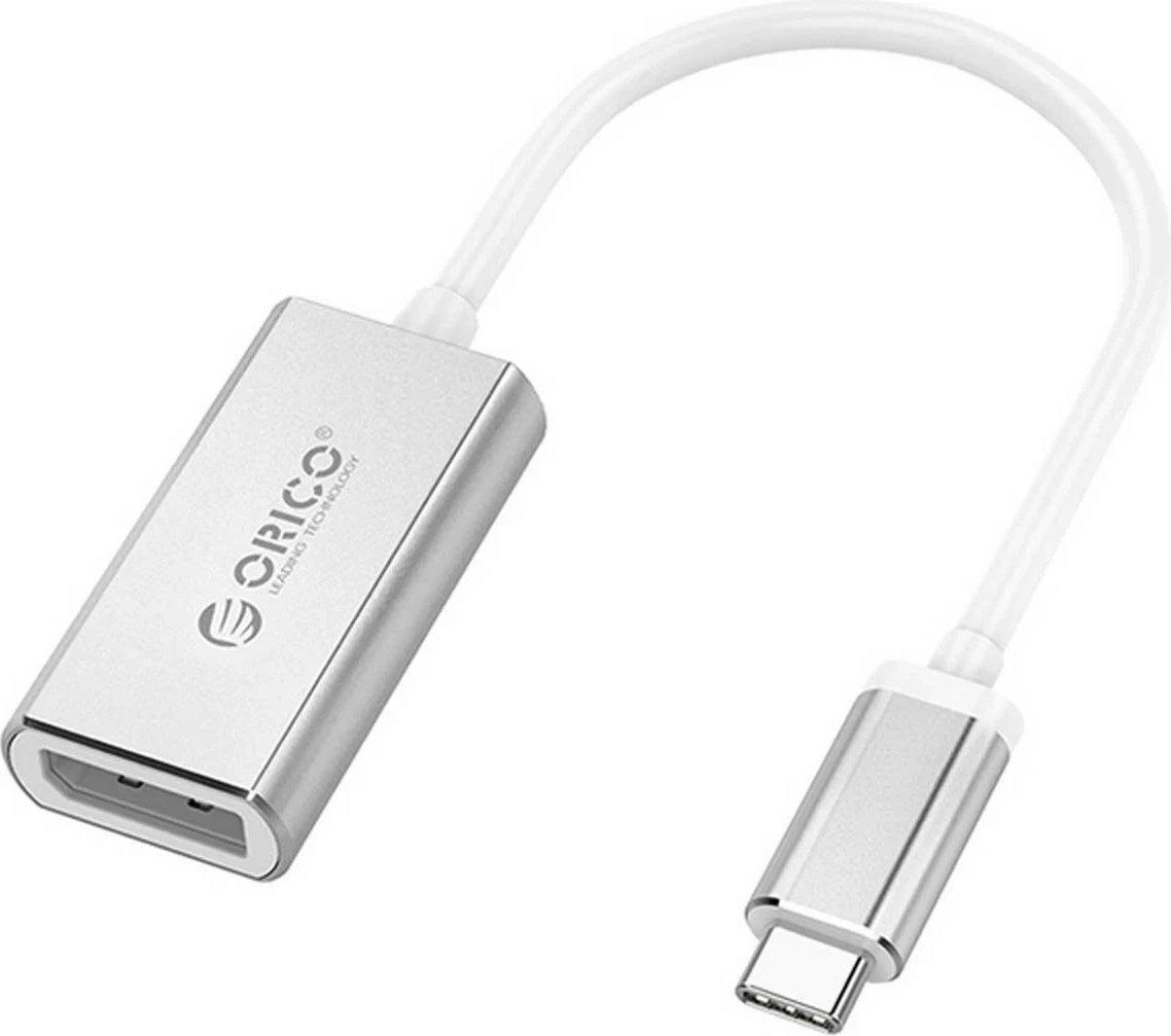 Adapter USB-C na DisplayPort 4K@60Hz, Orico, srebrn