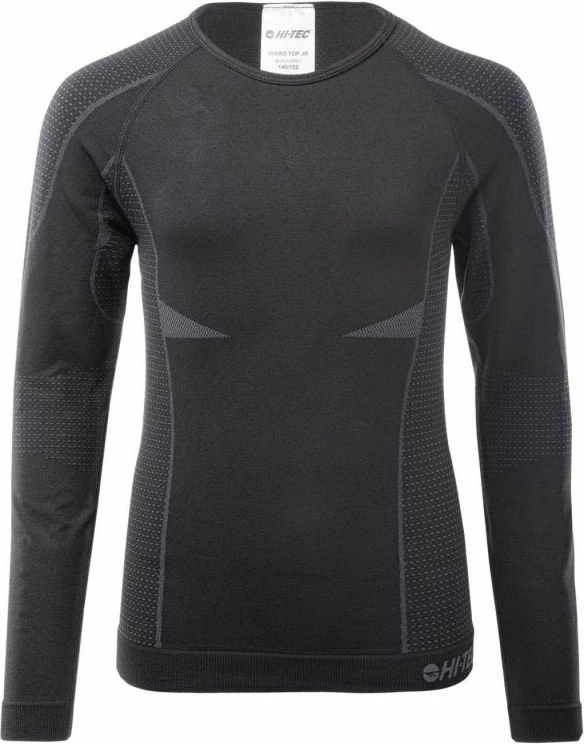 Termoaktivna majica za otroke Hi-Tec, črna