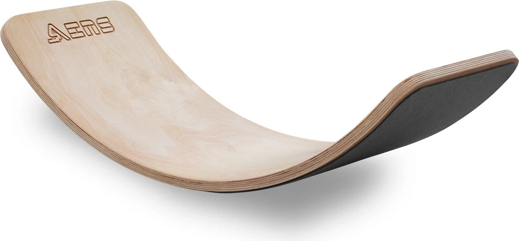 Lesena deska za ravnotežje, naravna in siva, Skye Decor