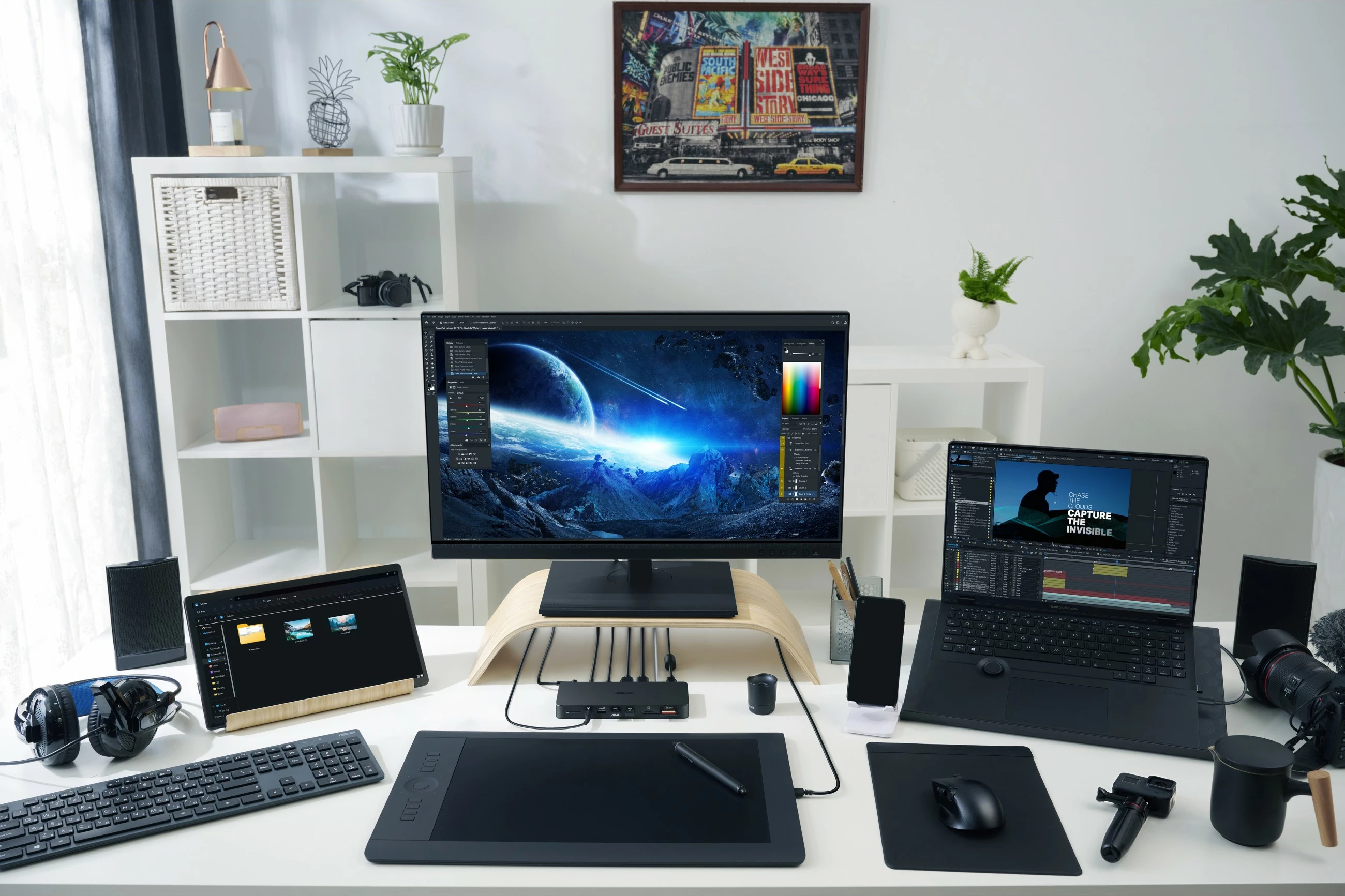 Dok postaja za prenosnike ASUS Triple 4K Thunderbolt 4 Dock DC500, 96W, 2x HDMI 2.1, Thunderbolt 4, Ethernet 2.5G, SD/microSD, črna