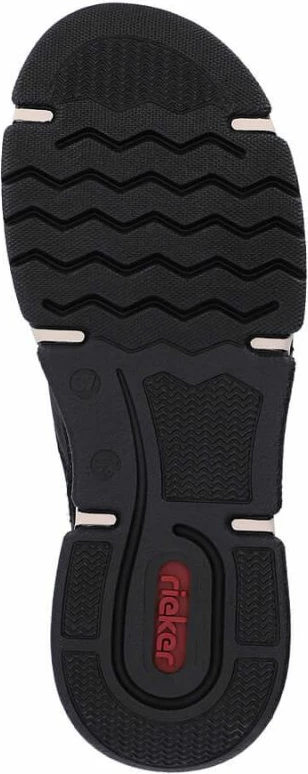 Visoke čevlje Rieker, ženske, črne