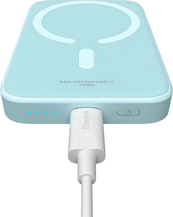 Magnetni mini powerbank 6000 mAh, 20W — Baseus, moder