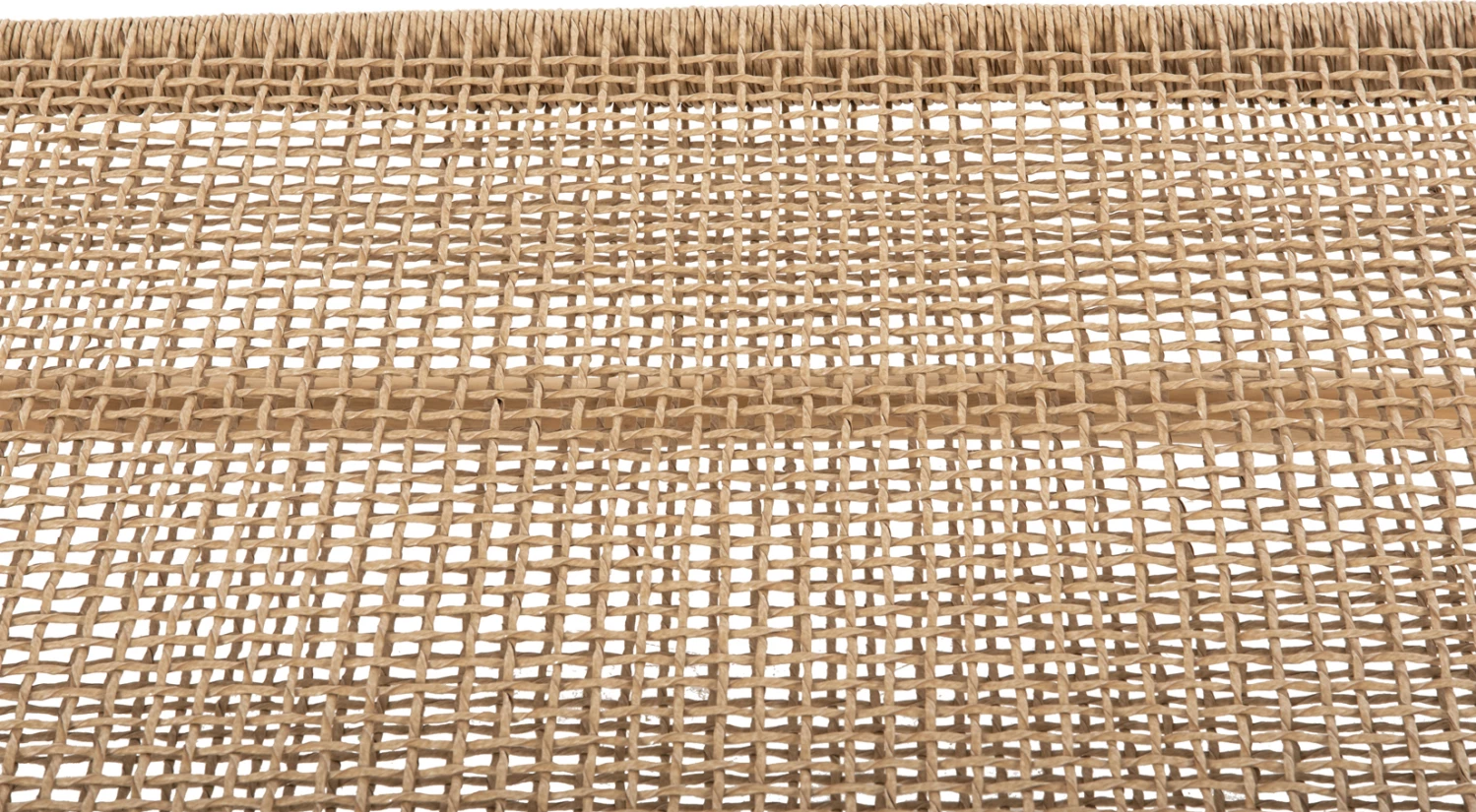 Klubska miza LONDER FH5985 iz tikovine-sintetičnega ratana-naravna 119x79.5x41 cm