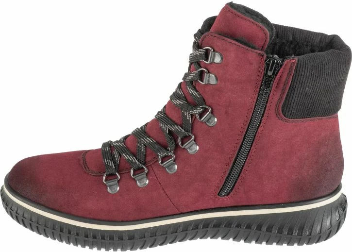 Čizme Rieker, ženske, rdeče