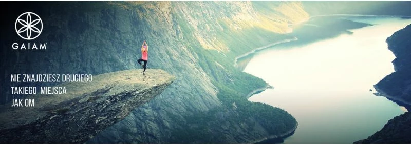 Prevleka za jogamat GAIAM, črna