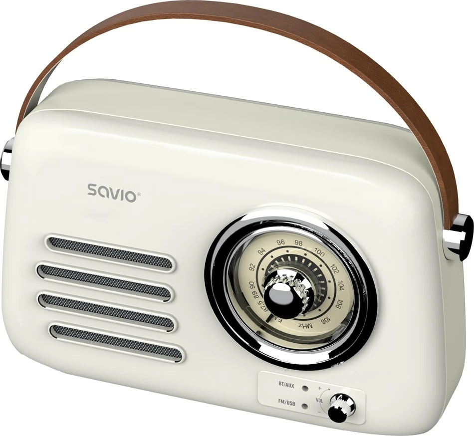 Prenosni radio SAVIO RS-02, Bluetooth 5.3, alarm, bel