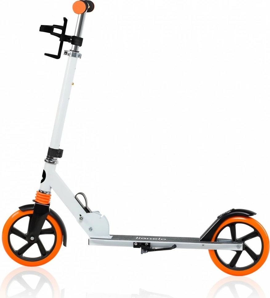 Trotinet za otroke in odrasle Lionelo Luca 51334, bel/oranžen