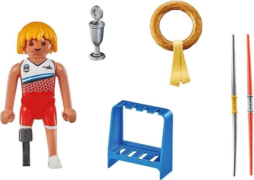 Set figuric Playmobil Special Plus 71580, metalec kopja, 7 delov
