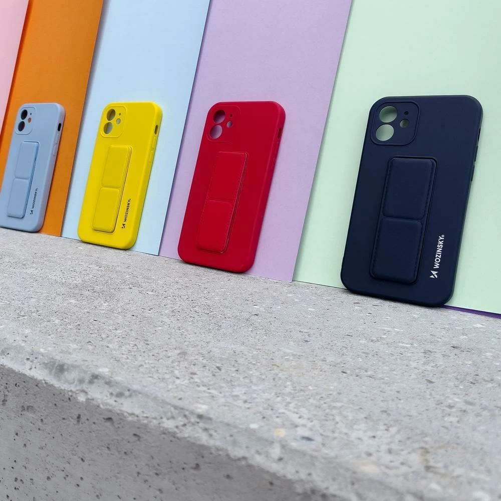 Ovitek s podstavkom Wozinsky za Samsung Galaxy A32 5G, silikon, rumen