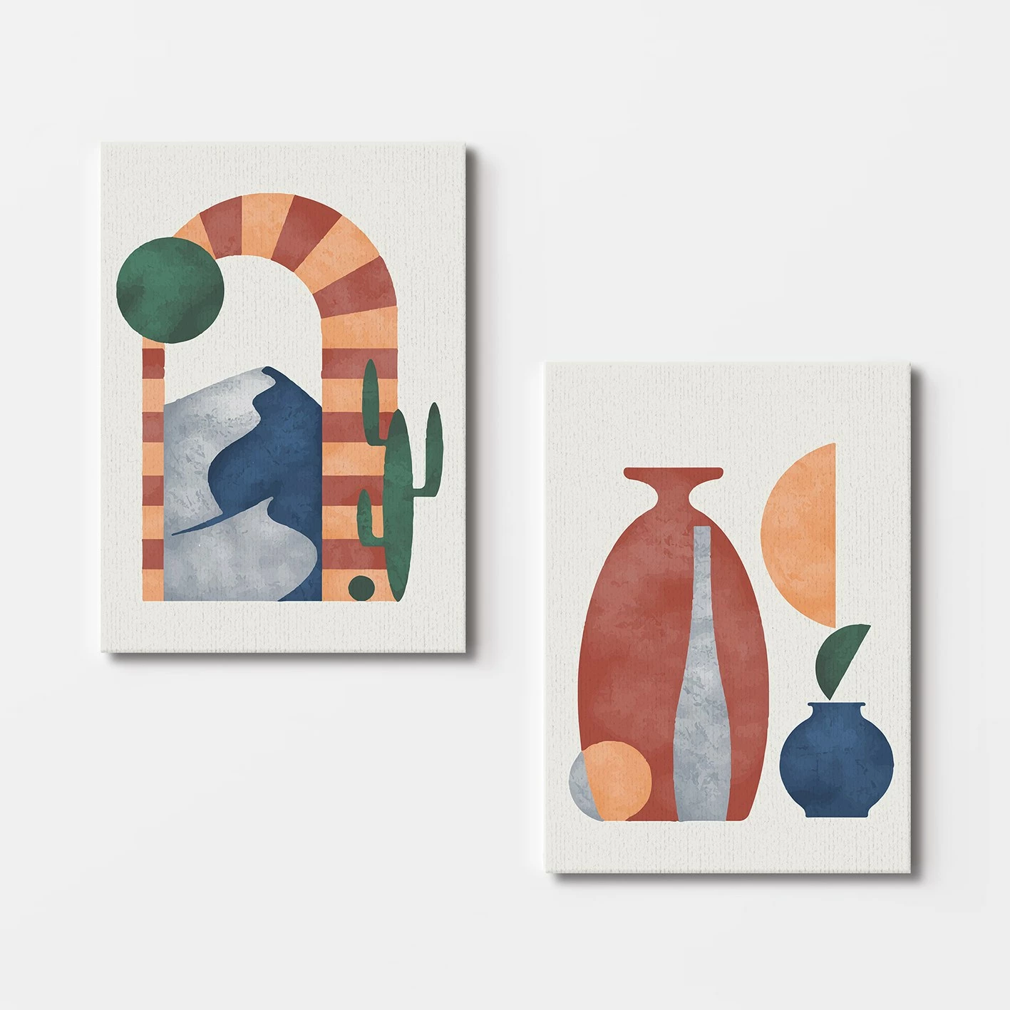 Dekorativna platnena slika (2 kosa) Wallity 2KNV4280, 50 x 70 cm