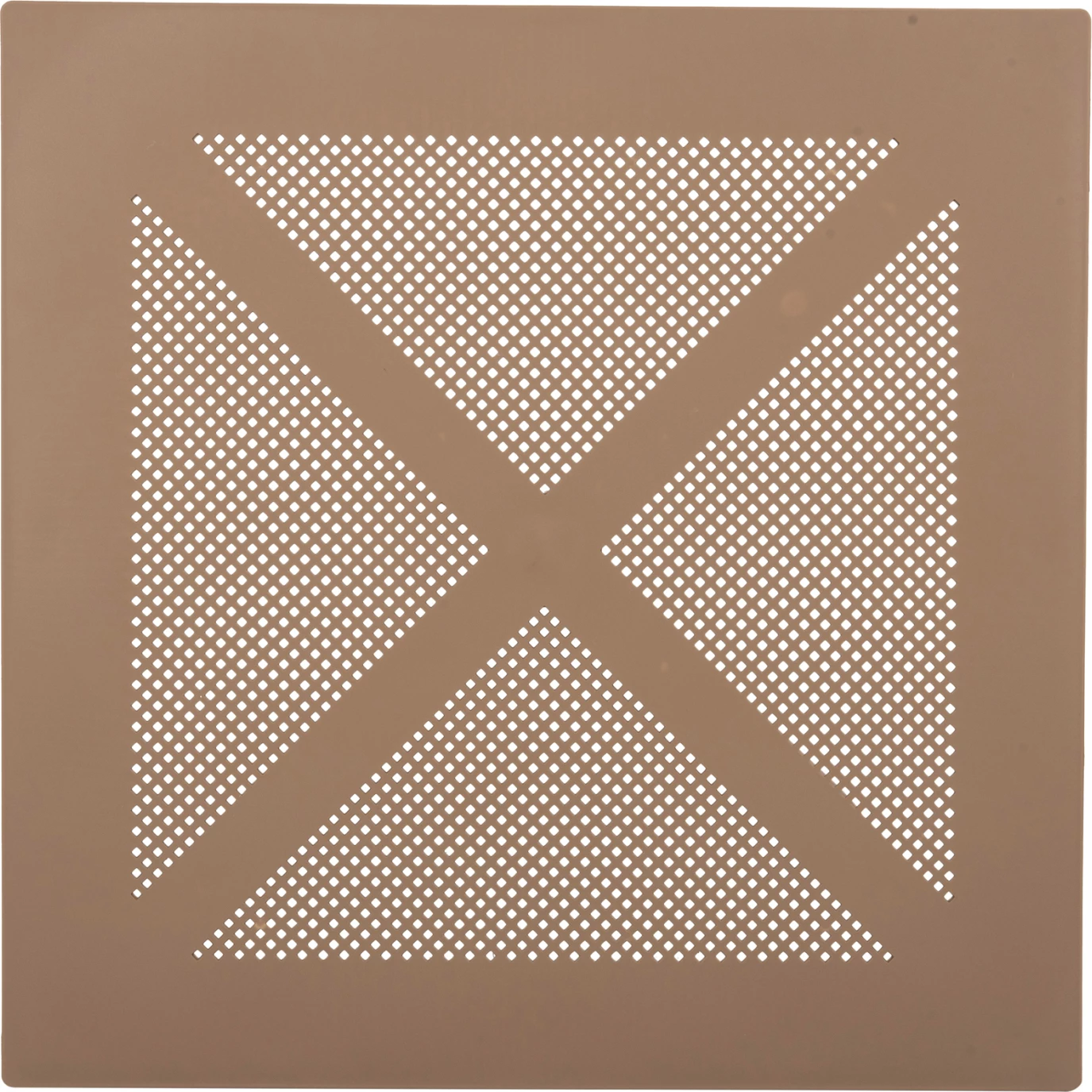 Kvadratna miza iz polipropilena za zunanje prostore LUNAR FH5930.14 kapučino 80x80x75Hcm