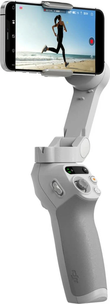 Gimbal za celular, DJI OSMO Mobile SE, 3 osi, 2600 mAh, Bluetooth 5.1, sivo/bel