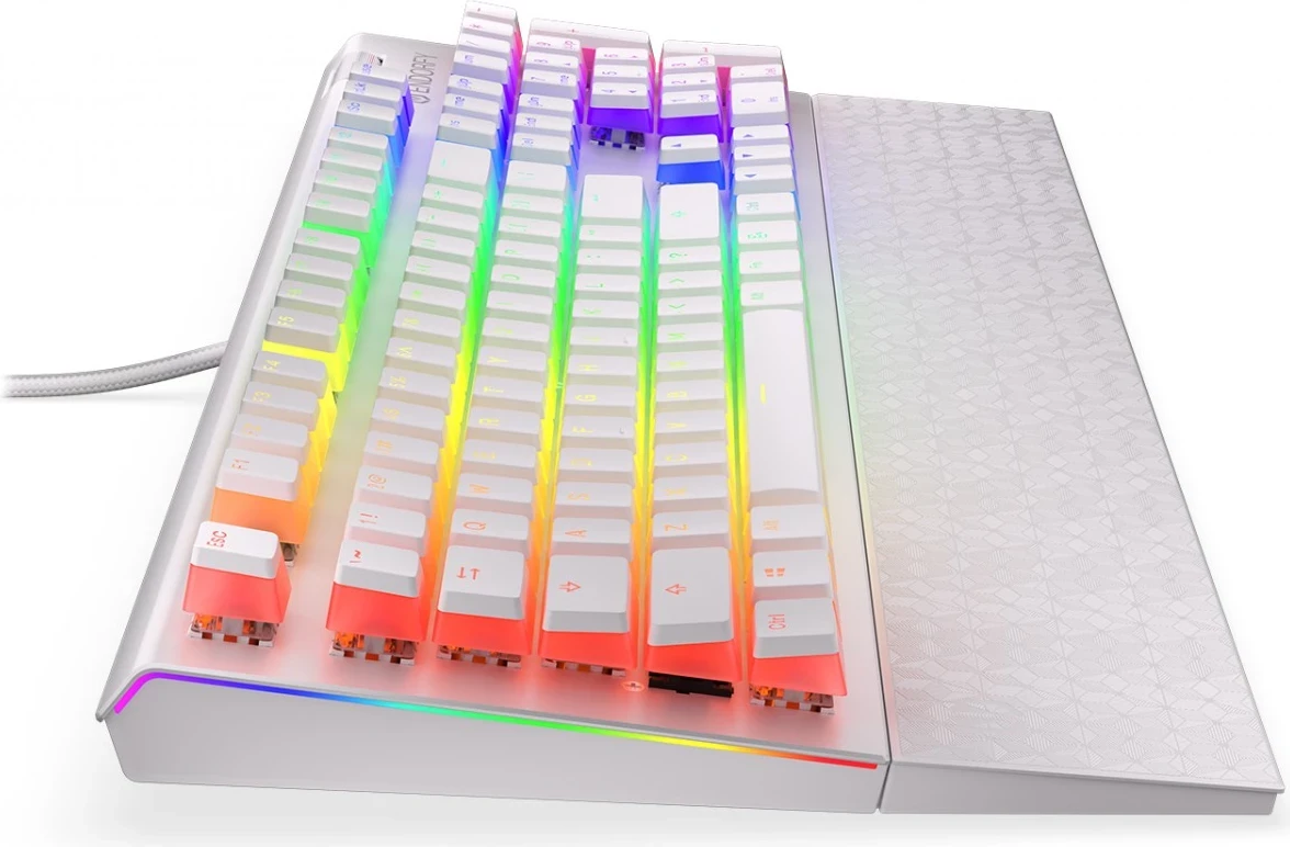 Mehanska igralna tipkovnica Endorfy All, bela