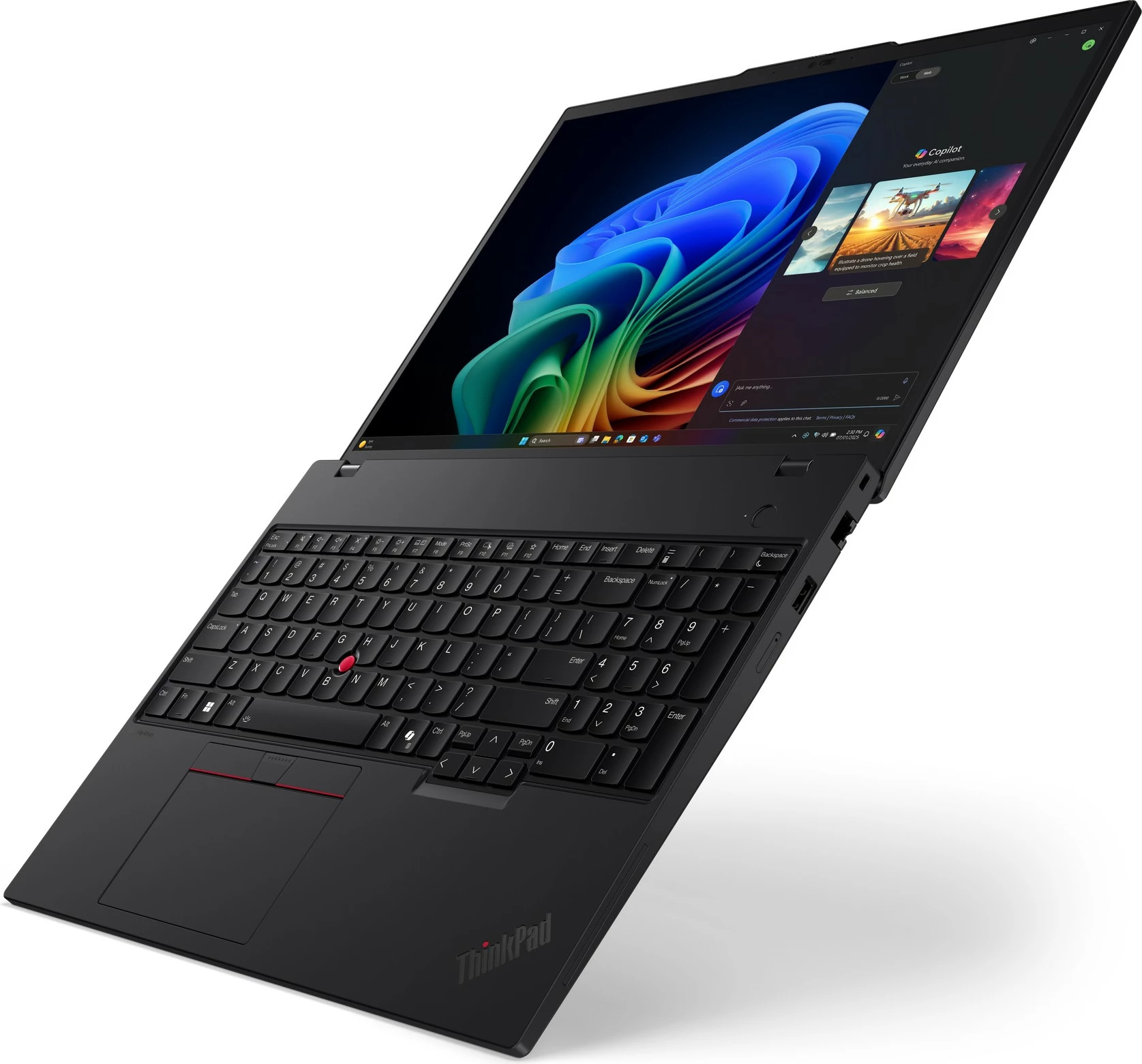 Prenosnik z visoko zmogljivostjo, Lenovo ThinkPad T16 G4, AMD Ryzen 7 350, 32 GB RAM, 1 TB SSD, 16" črn