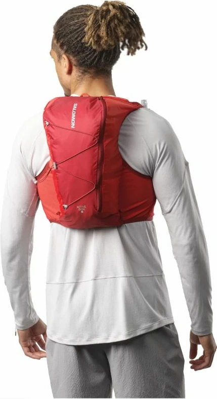 Nahrbtnik za tek in kolesarjenje Salomon Active Skin 8 Set, rdeč, unisex