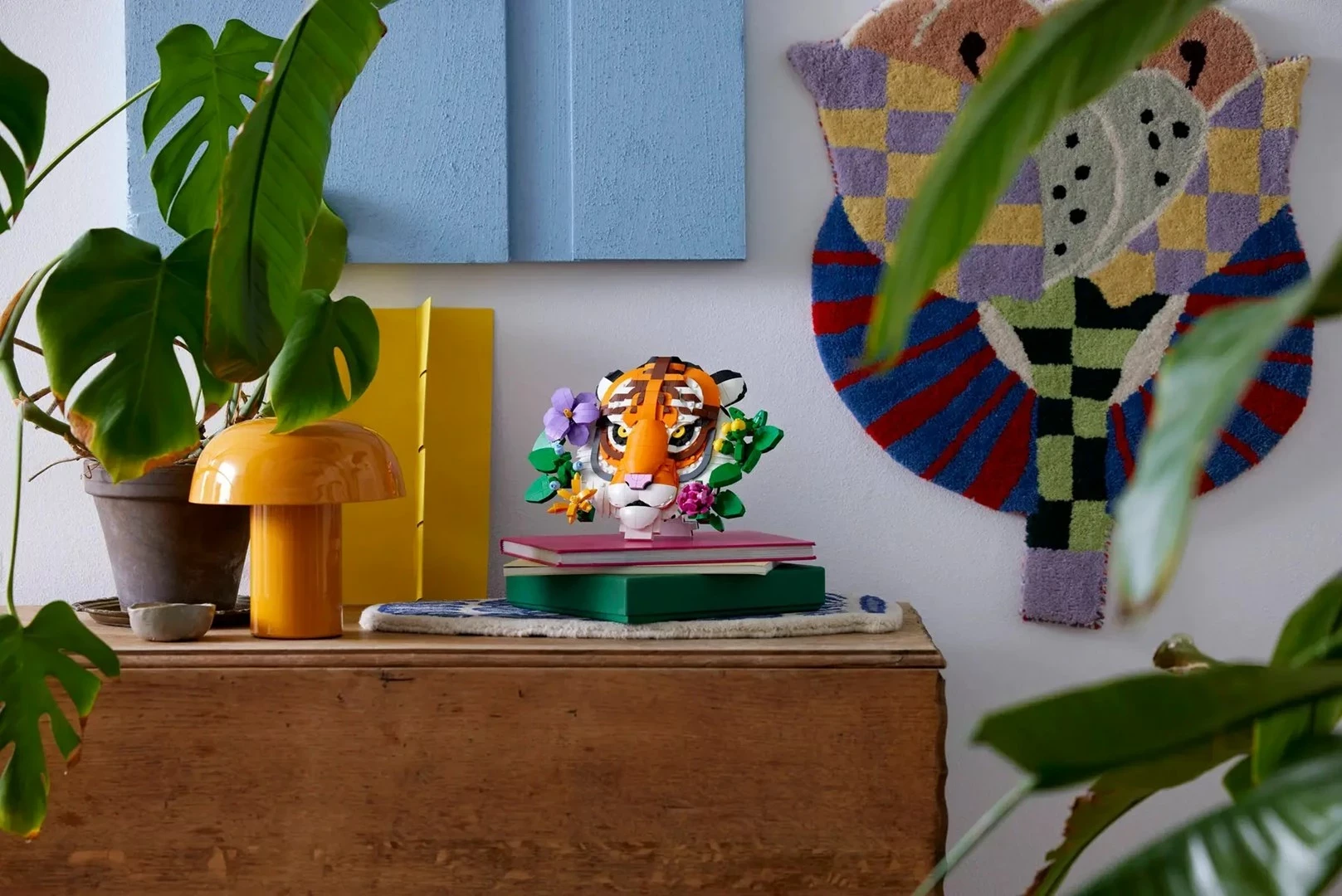 Mural/Tri-dimenzionalna umetniška sestava LEGO ART The Fauna Collection Tiger 31217 za odrasle, 744 delov