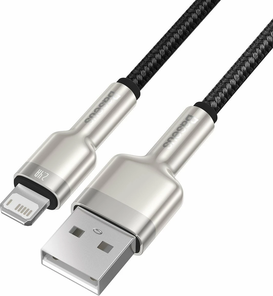 USB kabel za Lightning Baseus Cafule CALJK-A01, 1 m, črn
