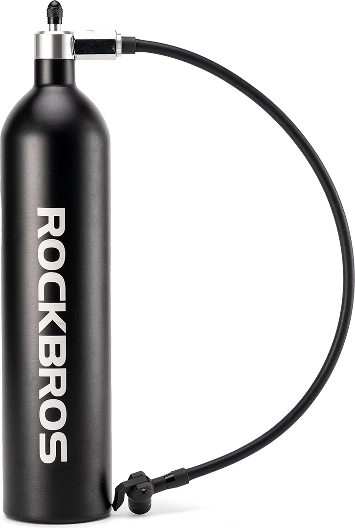 Tlakovni rezervoar za tubeless pnevmatike Rockbros 42310010001, 1,2 L, 200 PSI, črn