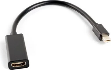 Pretvornik HDMI - Mini DisplayPort, 0,2 m, črn Lanberg AD-0005-BK