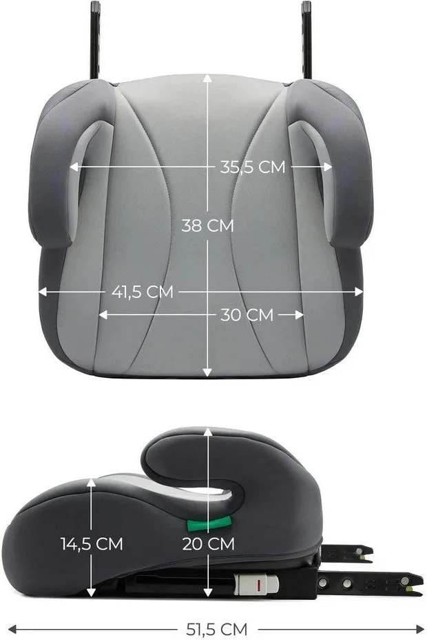 Baza za otroško avtosedež KinderKraft I-BOOST I-Size, siva