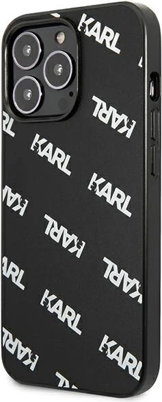 Zaščitni ovitek Karl Lagerfeld KLHCP13LPULMBK3 za iPhone 13/13 Pro, trd ovitek, črn