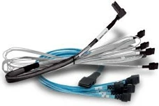 Notranji kabel Broadcom 05-60002-00, 1 m, x8 SFF-8654, 2x4 SFF-8643, za 9560-16i 9560-8i 9580-8i8e 9500-16i 9500-8i