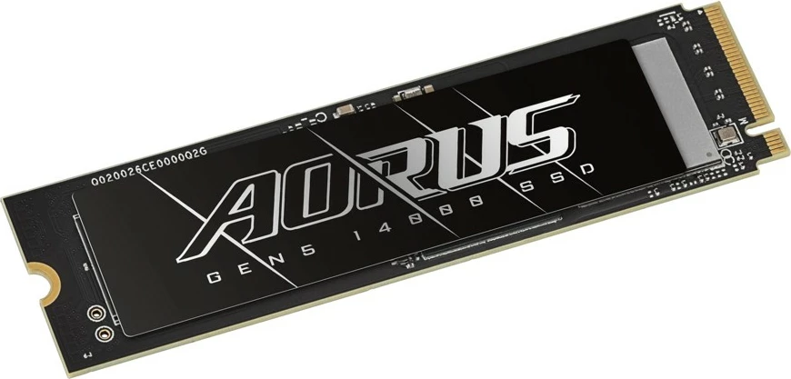 SSD M.2 AORUS GEN5 14000 Gigabyte, 2TB, PCI-E NVMe, črn