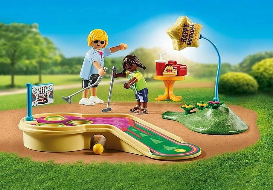 Set za mini golf Playmobil My Life 71449, 33 kosov
