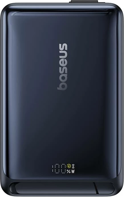 Powerbank, 10000 mAh, 45W, USB‑C, magnetni Qi2, z digitalnim zaslonom — Baseus Nomos Qi2 P10078800123-00