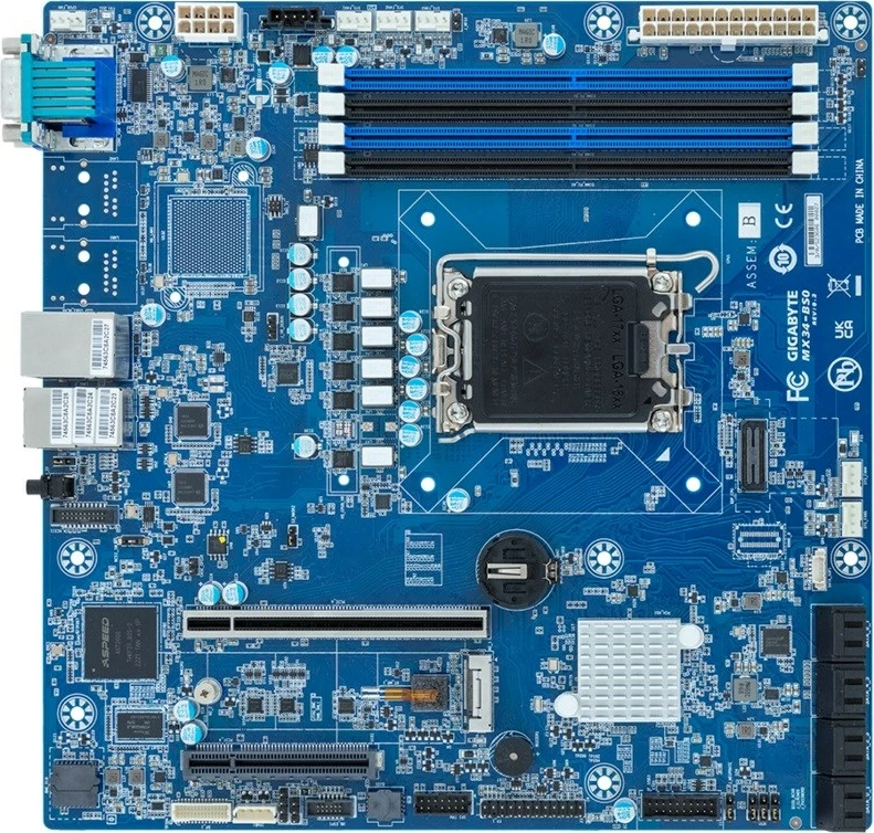 Matična plošča Gigabyte MX34-BS0, LGA 1700, za strežnik, modra