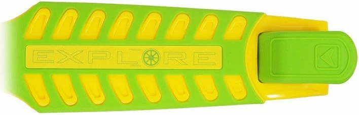 Trotinet z dvema sprednjima kolesoma SMJ, zelen/rumen