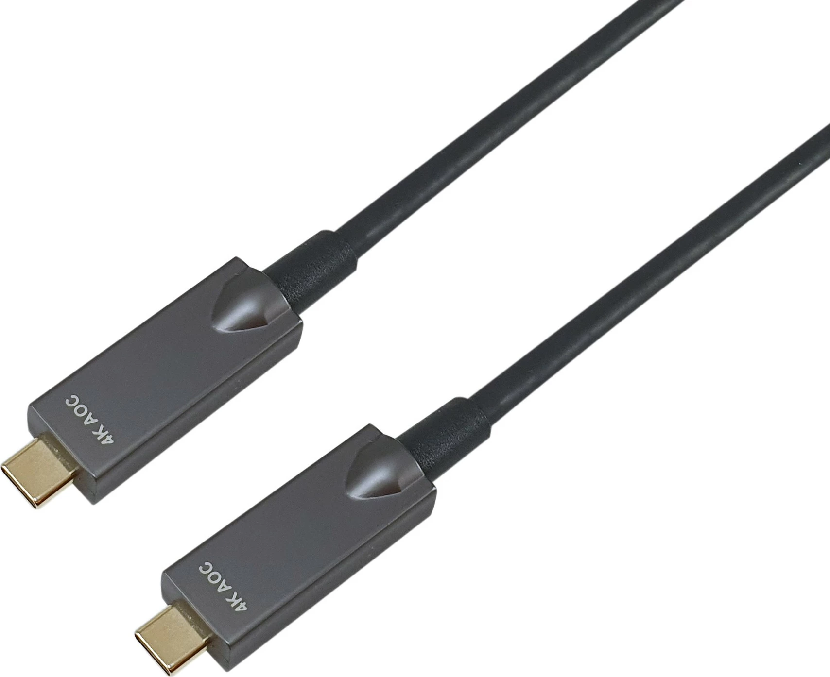 Aktivni optični kabel USB-C na USB-C Equip 119462, 10 m, 4K/60Hz, Video+Podatki+PD, črn