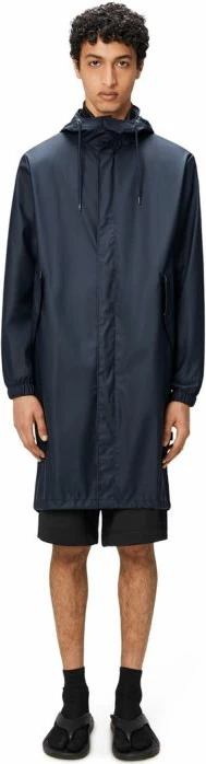 Fishtail parka unisex, Rains, modra