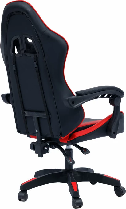 Gaming stol William, PU, črno/rdeč