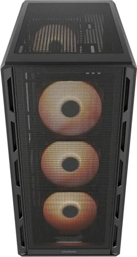 Računalniško ohišje Cougar Airface Pure PRO midi, ARGB, črn