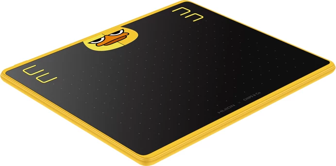 Grafična tablica Huion HS64 SE, 160 x 102 mm, 8192 stopenj pritiska, rumena