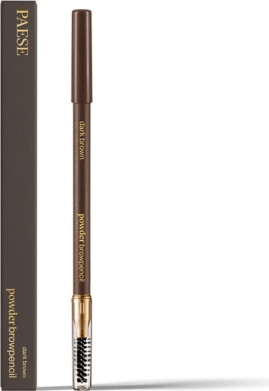 Praškasti svinčnik za obrvi Paese Powder Brow Pencil, temno rjav, 1,19 g