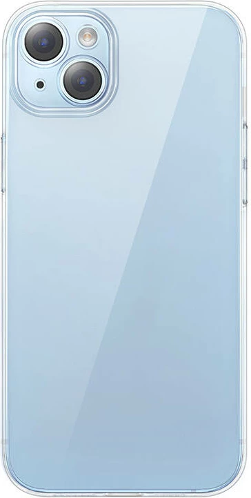 Prozoren ovitek Baseus Crystal Series za iPhone 14 Plus s kaljenim steklom, Transparenten
