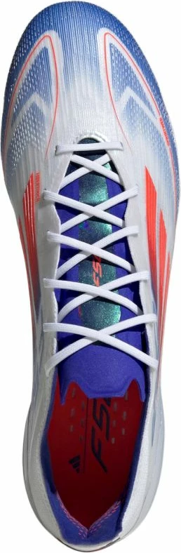 Futbalske nogometne superge, adidas F50 Elite FG, bele in modre, moške