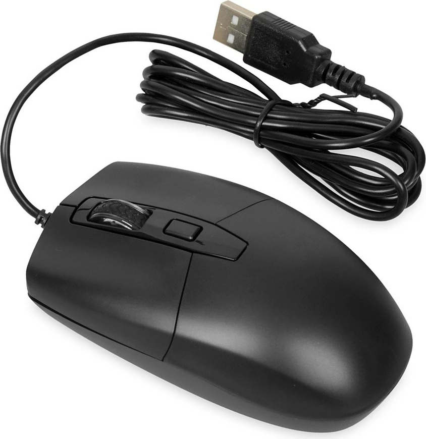 Žična miška iBOX i010 Rook, 1,8 m, črna