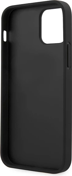 Ovitek za telefon, trd, saffiano umetno usnje, rdeč za iPhone 12 Pro Max 6.7" - Guess GUHCP12LVSATMLRE