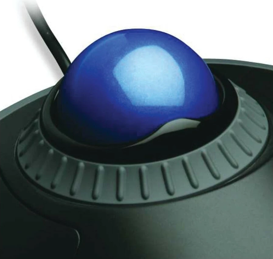 Trackball s kablom Kensington Orbit, Scroll Ring, USB Type-A, črn