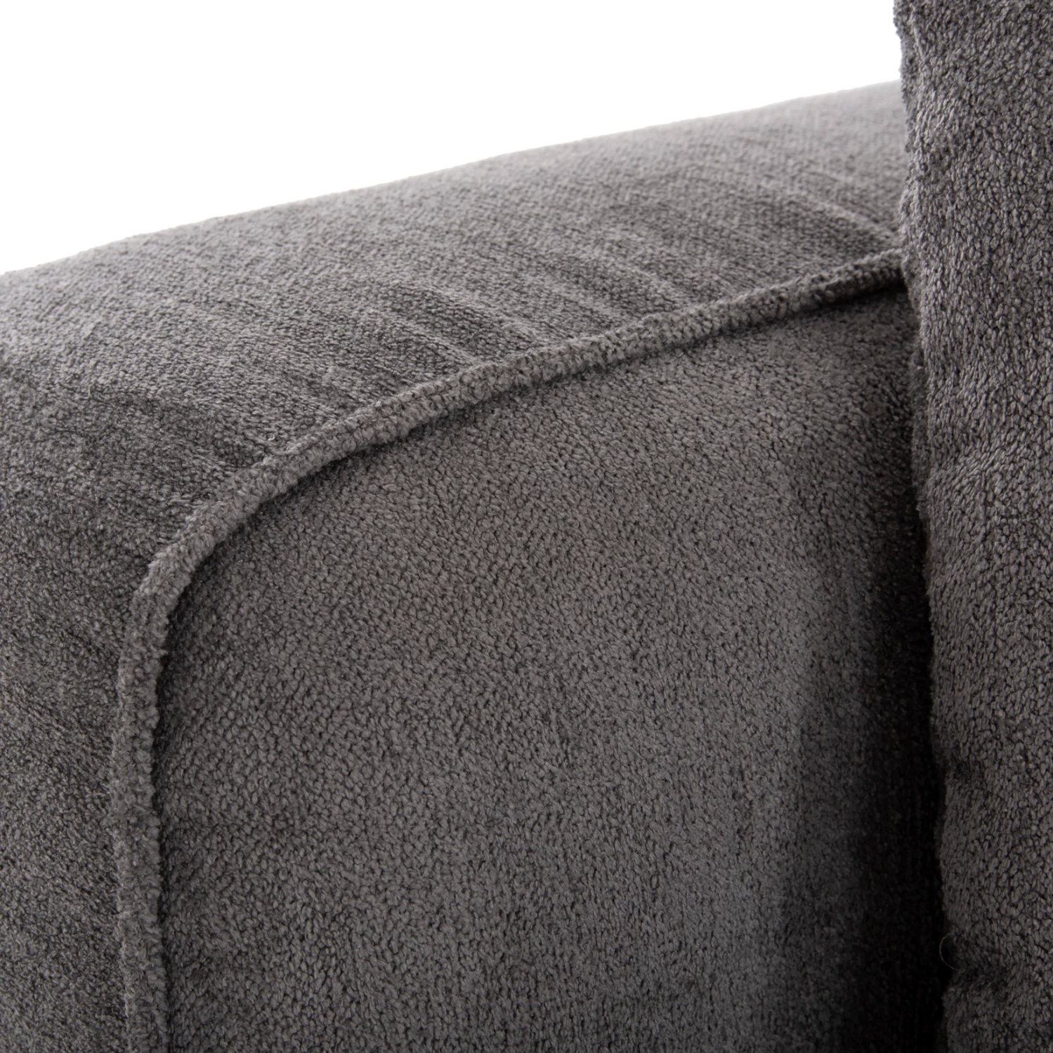 Kotna sedežna garnitura 3-sedežna GRACE FH3280.03R siva tkanina 252x105-160x70-90Hcm